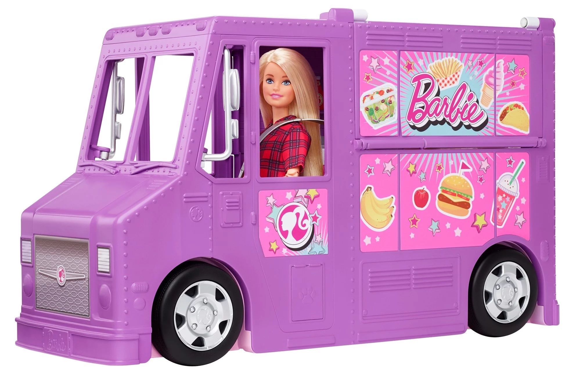 Barbie Food Truck with Multiple Play Areas & 30+ Realistic Play Pieces, Dolls Sold Separately | Walmart (US)