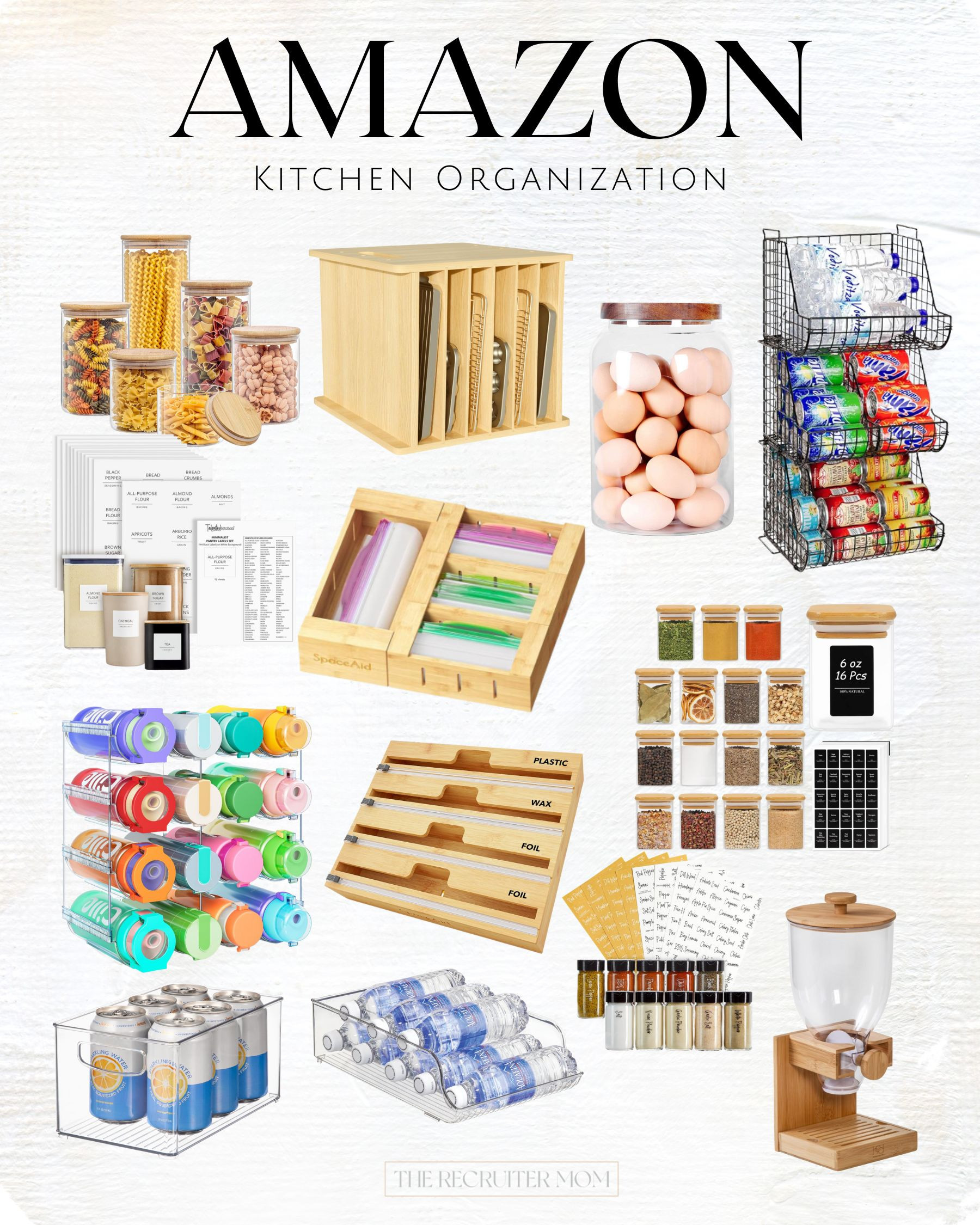 Kitchen Organization Essentials to organize your home for the new year. #homeorganization #homedecor #kitchenfinds #kitchenstorage #storagesolutions #cleanhome 

 

#LTKfoodie #LTKHome #LTKFindsUnder50
