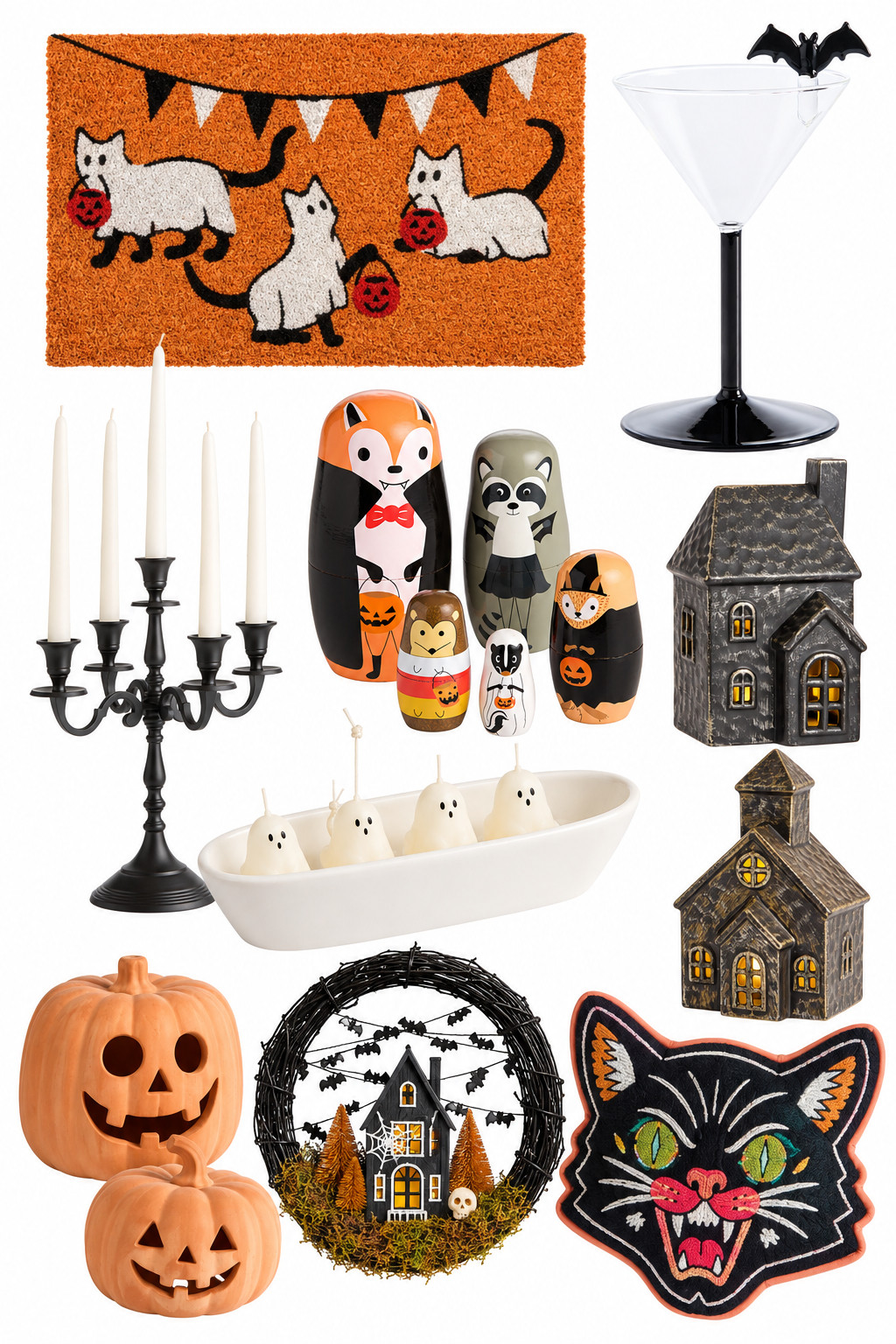 World Market Halloween Decor

World Market is leaning into the playful side of Halloween this year. This collection mixes classic orange-and-black with quirky characters, including black cats, foxes, raccoons, witches and haunted houses. There’s also a definite nostalgic, collected-over-time feeling here — think Halloween pieces that look like they could have come from a vintage holiday shop. The mix of tabletop decor, textiles, lighting and entertaining pieces makes this a great collection for anyone who wants Halloween to feel festive, eclectic and a little unexpected, rather than strictly spooky. 

 #LTKSeasonal #LTKHome