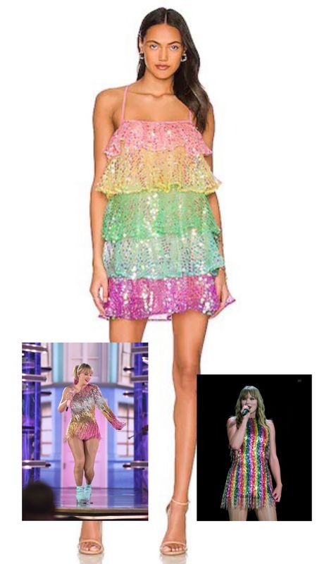 Taylor Swift inspired rainbow 🌈 dress 

#LTKHoliday #LTKstyletip #LTKCyberweek