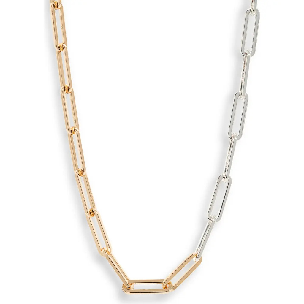 JENNY BIRD Andi Paperclip Link Necklace in Two Tone at Nordstrom | Nordstrom