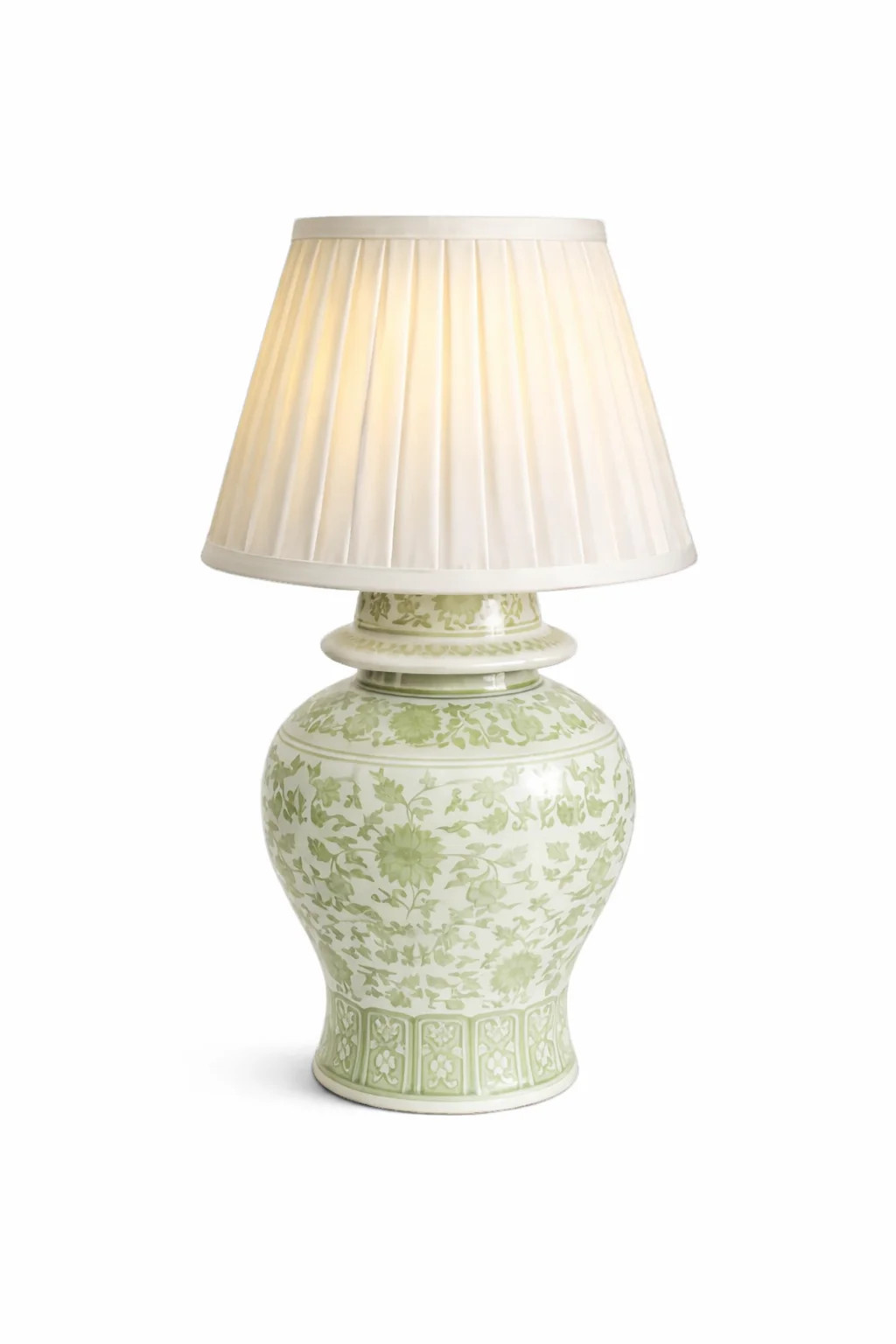 Green Porcelain Rechargeable Lamp | The Enchanted Home