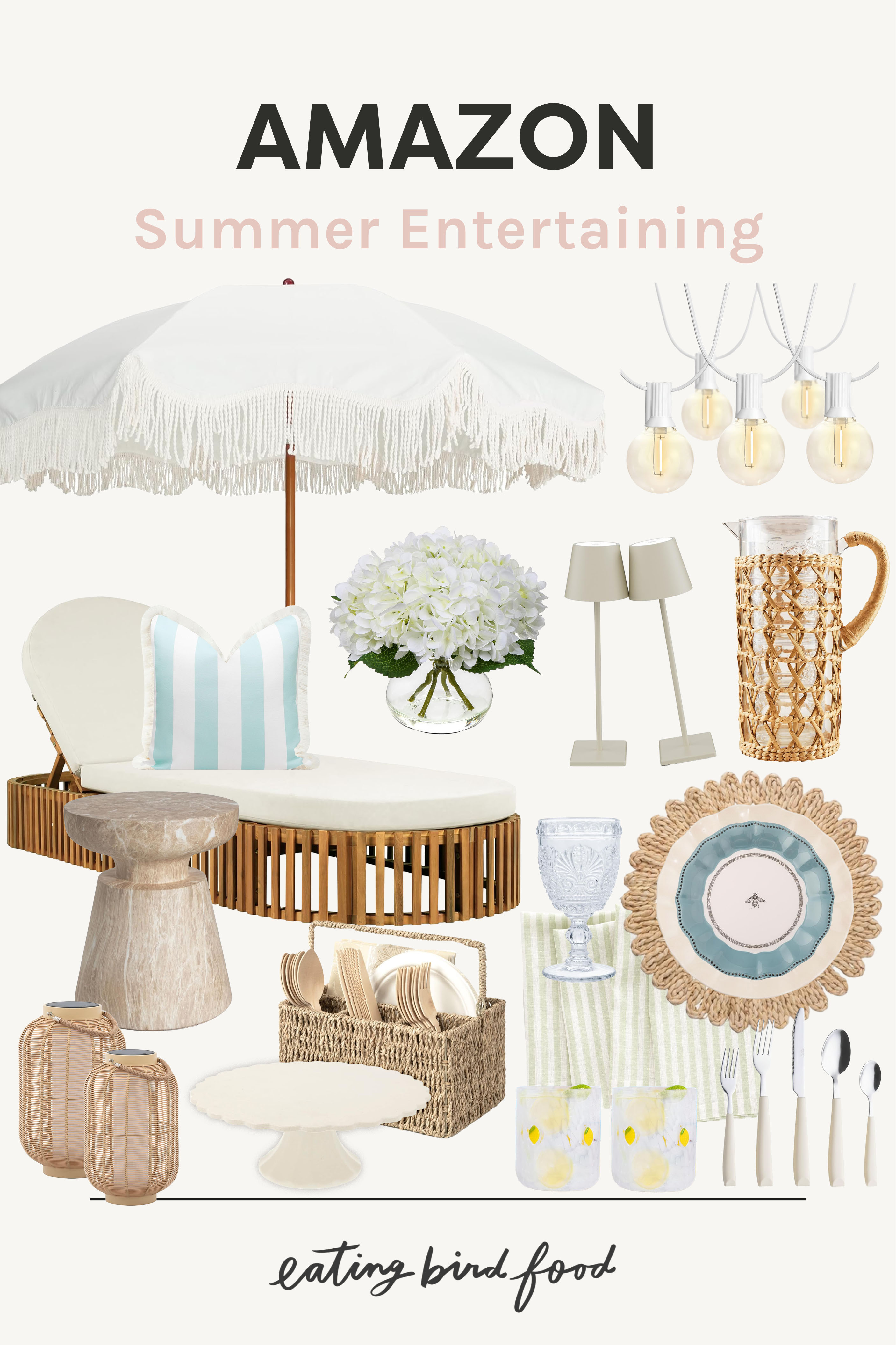 Amazon Summer Entertaining | Amazon Hosting Essentials | Outdoor Patio | Poolside Essentials 

 #LTKSeasonal #LTKHome