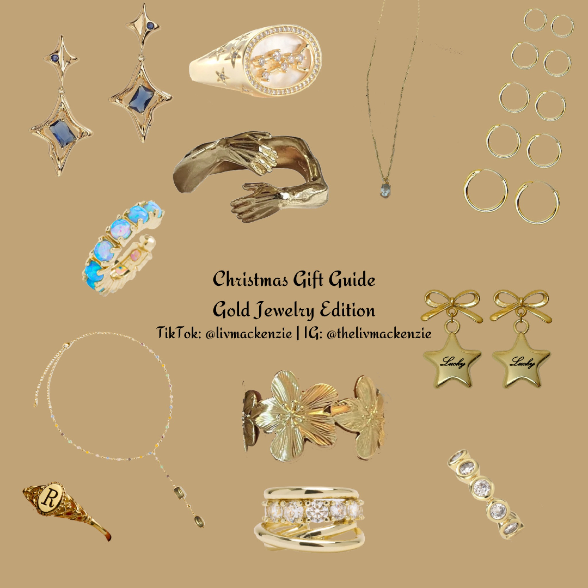 christmas gift guide - gold jewelry edition

hoop earring set and star earrings not linked below is linked on my amazon storefront! link in bio on my socials!

other jewelry not linked are not available on ltk, please refer to my tiktok on where to shop!

#LTKGiftGuide #LTKHoliday #LTKStyleTip