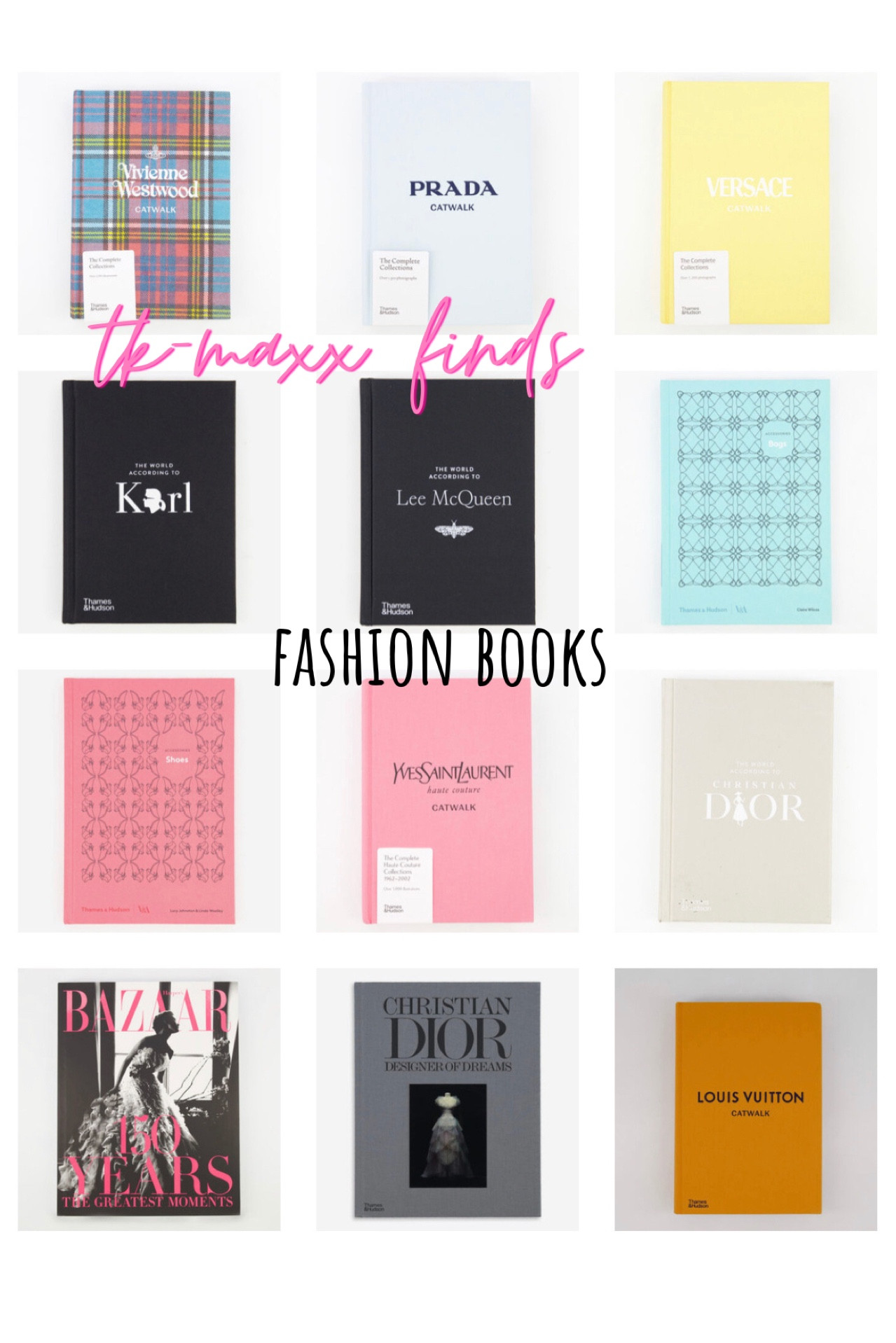 lots of amazing fashion books, catwalk books and coffee books available on tk-maxx for a discounted price! these are perfect items for all fashion lovers!! especially the catwalk books i’m dying to get my hands on them 💗💗

#LTKFind #LTKhome #LTKunder100
