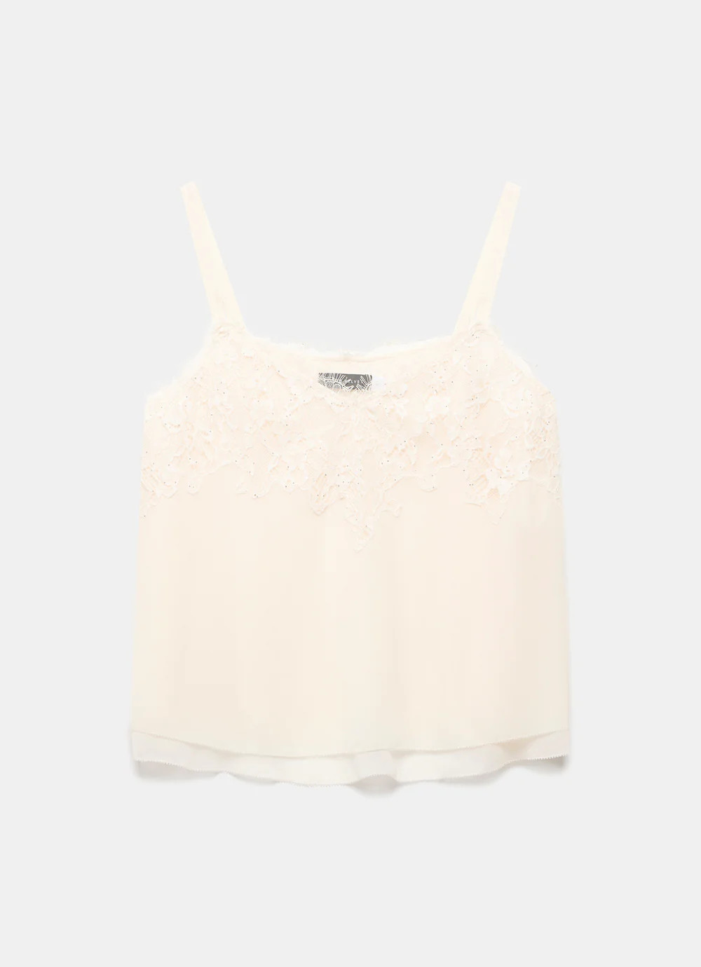 Cream Lace Trim Camisole Top | Mint Velvet