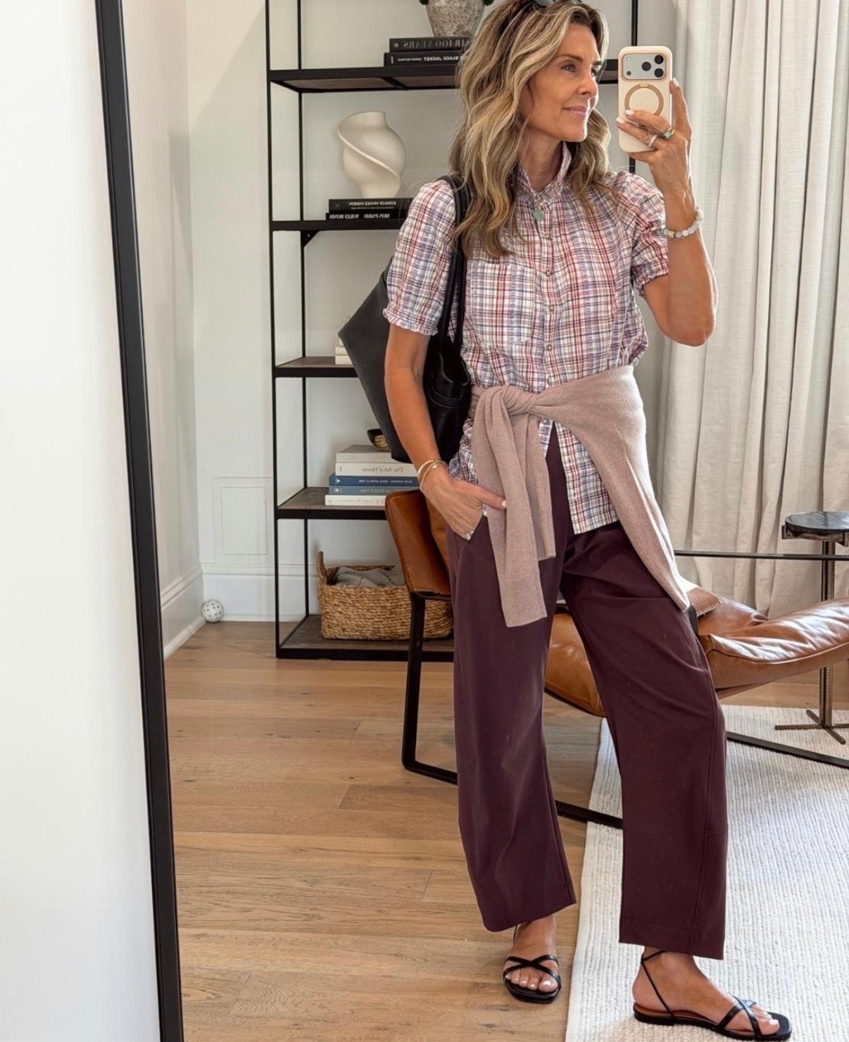 The viral pant, worth every penny, now in this gorgeous color for fall! I’m 5’6” wearing a 2 Thank me later! I live in mine from workouts to date night, they always work and always turn heads! 

@Ruti

#LTKootd