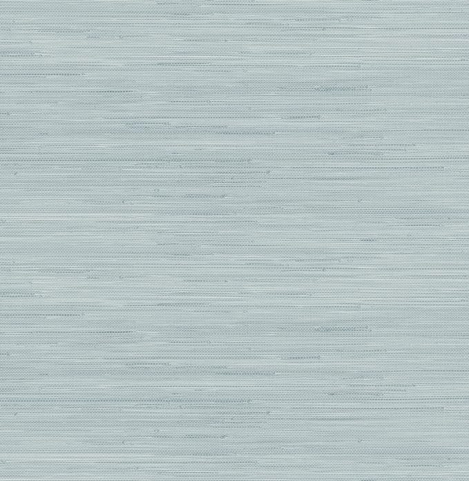 Society Social Classic Faux Grasscloth Peel and Stick Wallpaper, Sky Blue | Amazon (US)