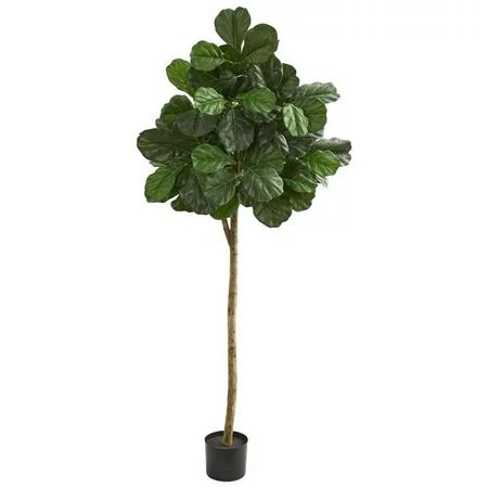 Nearly Natural 9109 6 in. Fiddle Leaf fig Artificial Tree | Walmart (US)