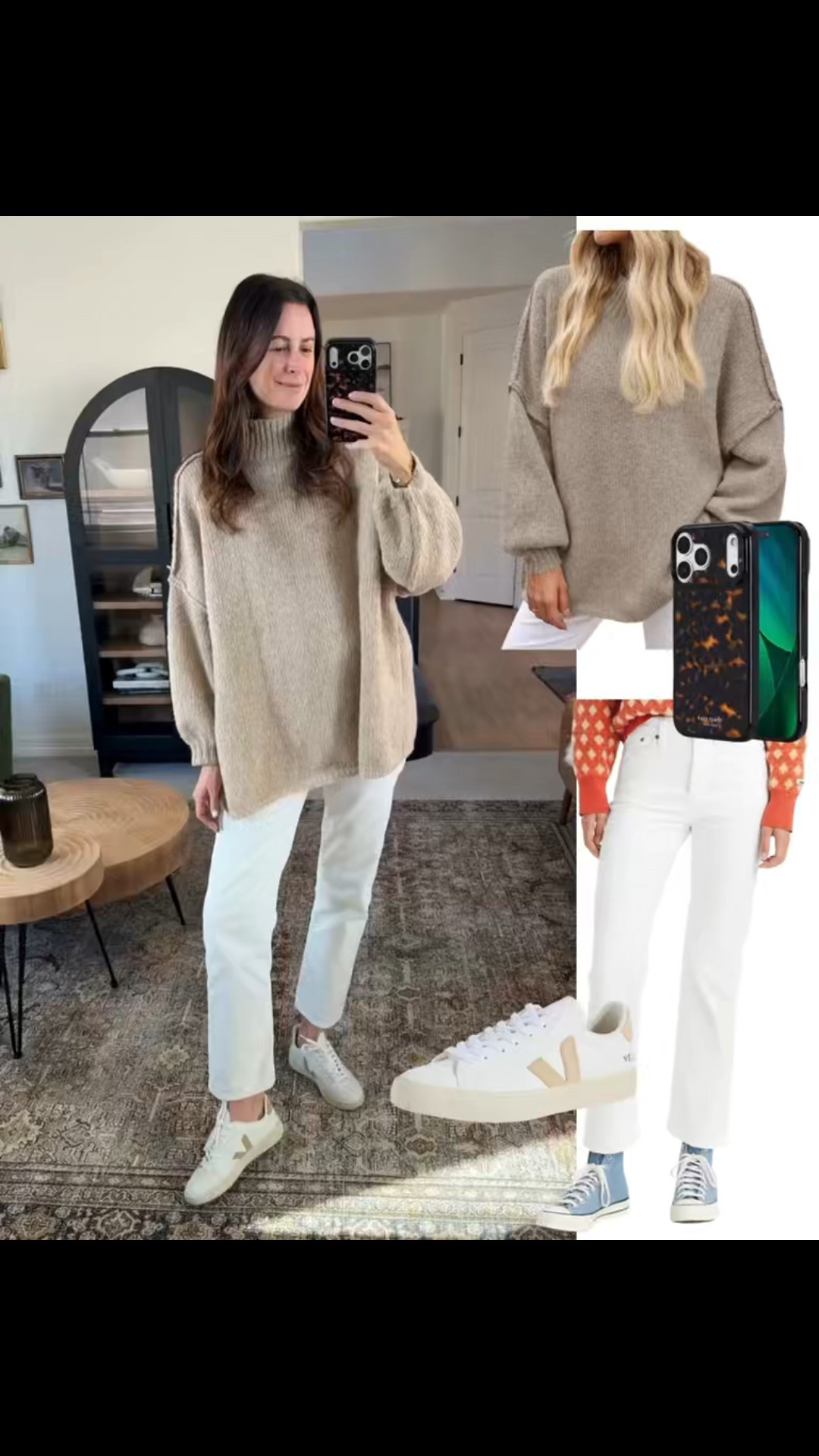 Get my look while the sweater is on sale today!! I love how it looks with these jeans but you could also wear it with leggings! I’m wearing a small! 

#LTKootd #LTKFindsUnder50 #LTKSaleAlert