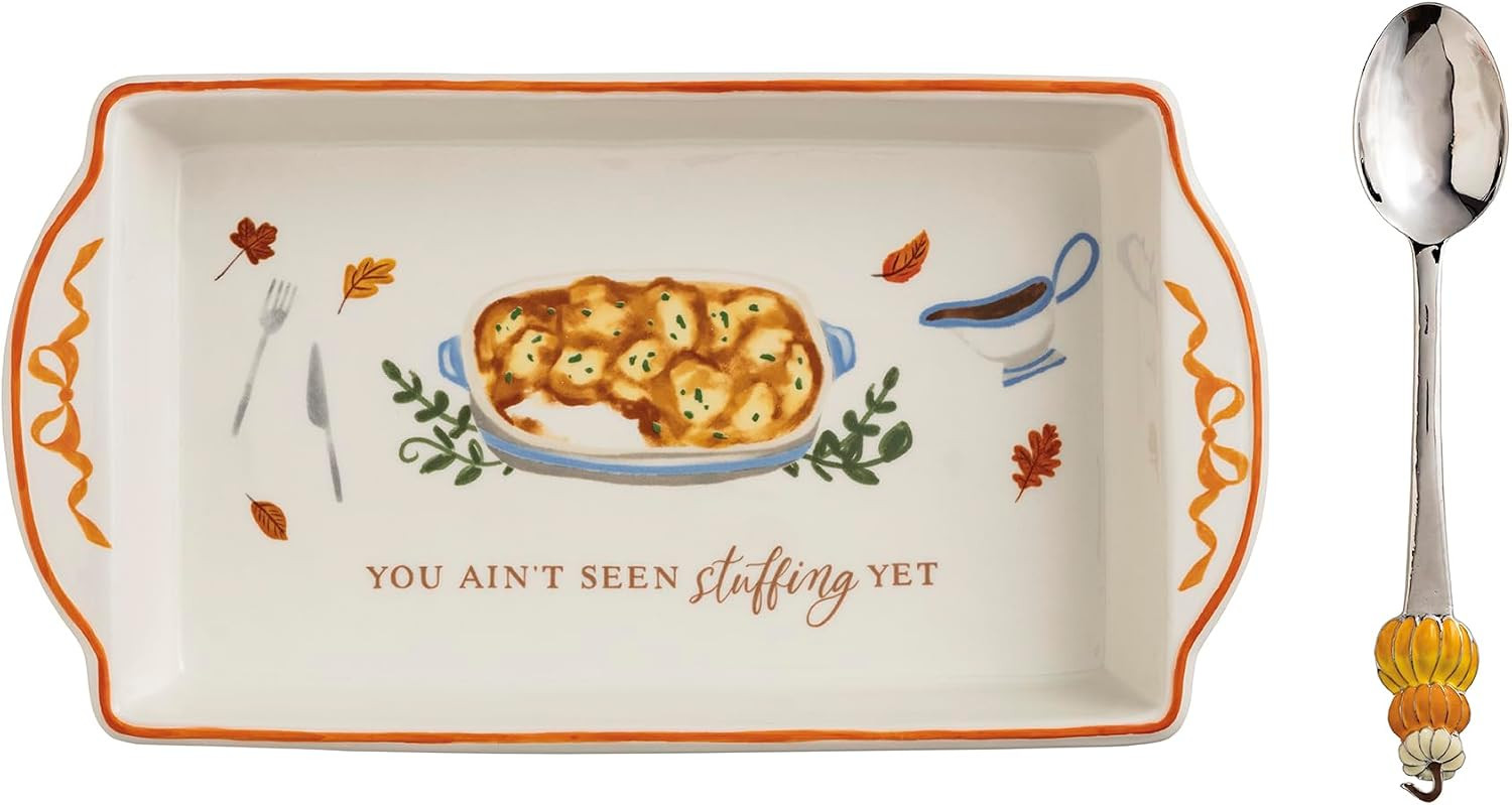 Mud Pie Thanksgiving Thanksgiving Stuffing Baker Set | Amazon (US)