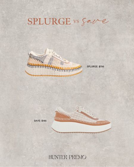 Splurge vs save, dolce vita, sneakers