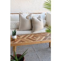 Beige Linen Decorative Throw Pillows, Soft Pillow Covers, Neutral Accent Decor | Etsy (US)