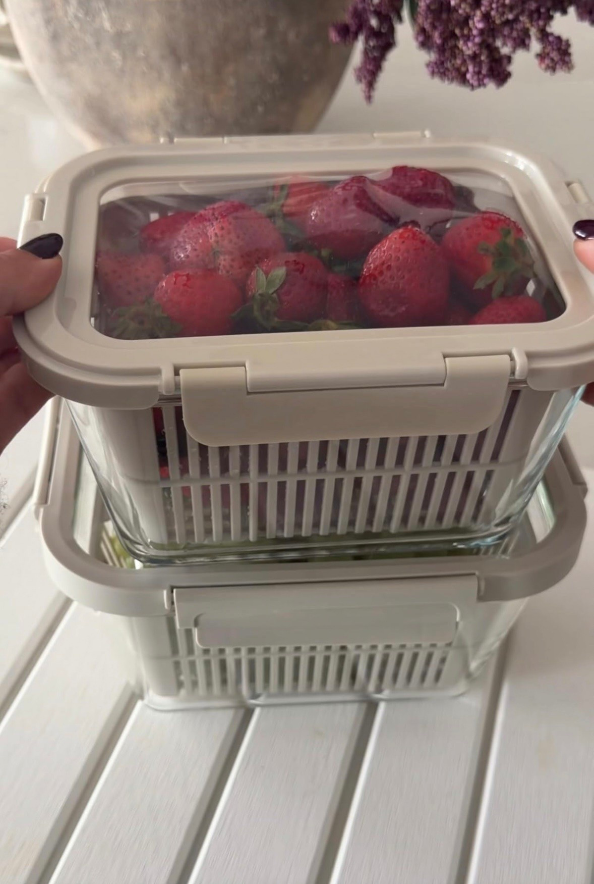 Keep your fresh produce looking and tasting great with these glass storage containers. Choose hard, silcone, or a combo for the lid!

#LTKmomlife #LTKOver40 #LTKHome