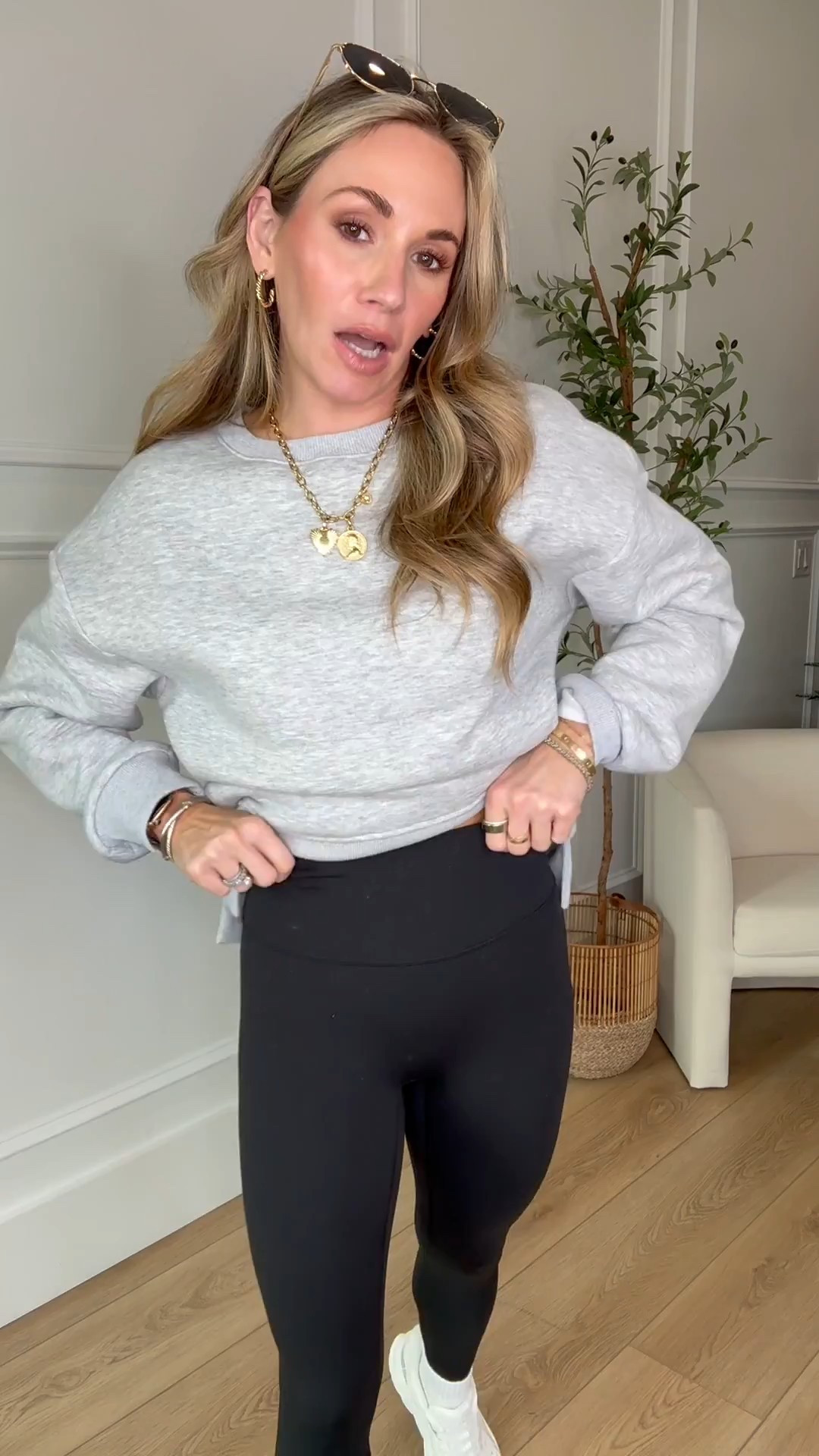 The best leggings I’ve ever found! I honestly reached for these over more high-end brands like Lululemon. These have no front seam which is really unique and amazing because it means the leggings don’t ride up and you never have camel toe! I own these is in so many colors now. 😍

#LTKPetite #LTKActive #LTKootd