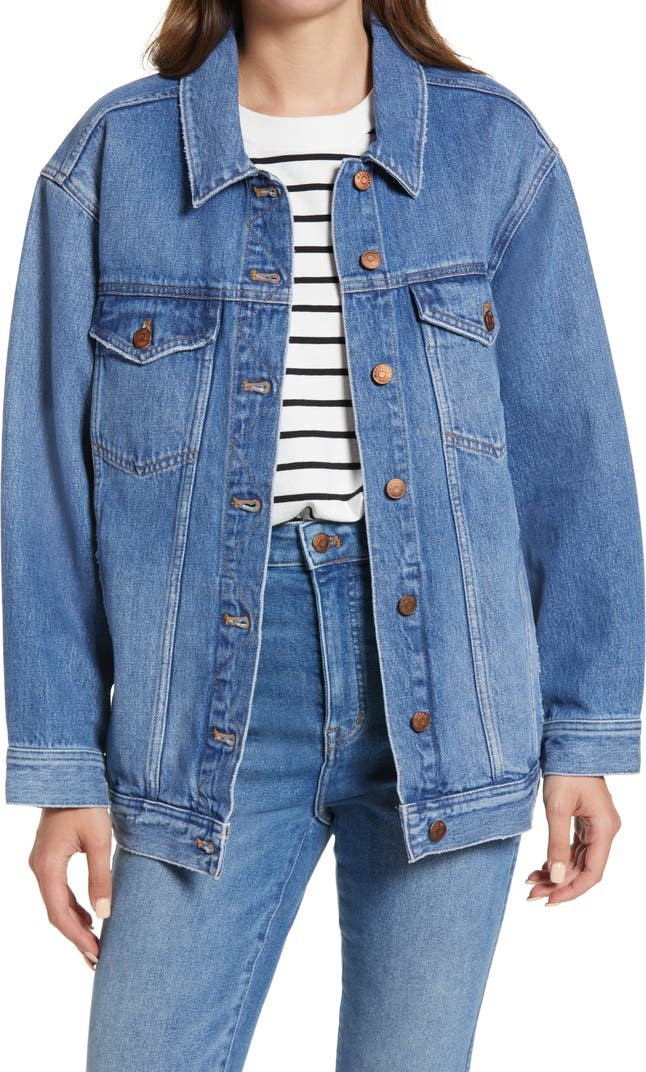The Oversize Trucker Jean Jacket | Nordstrom | Nordstrom