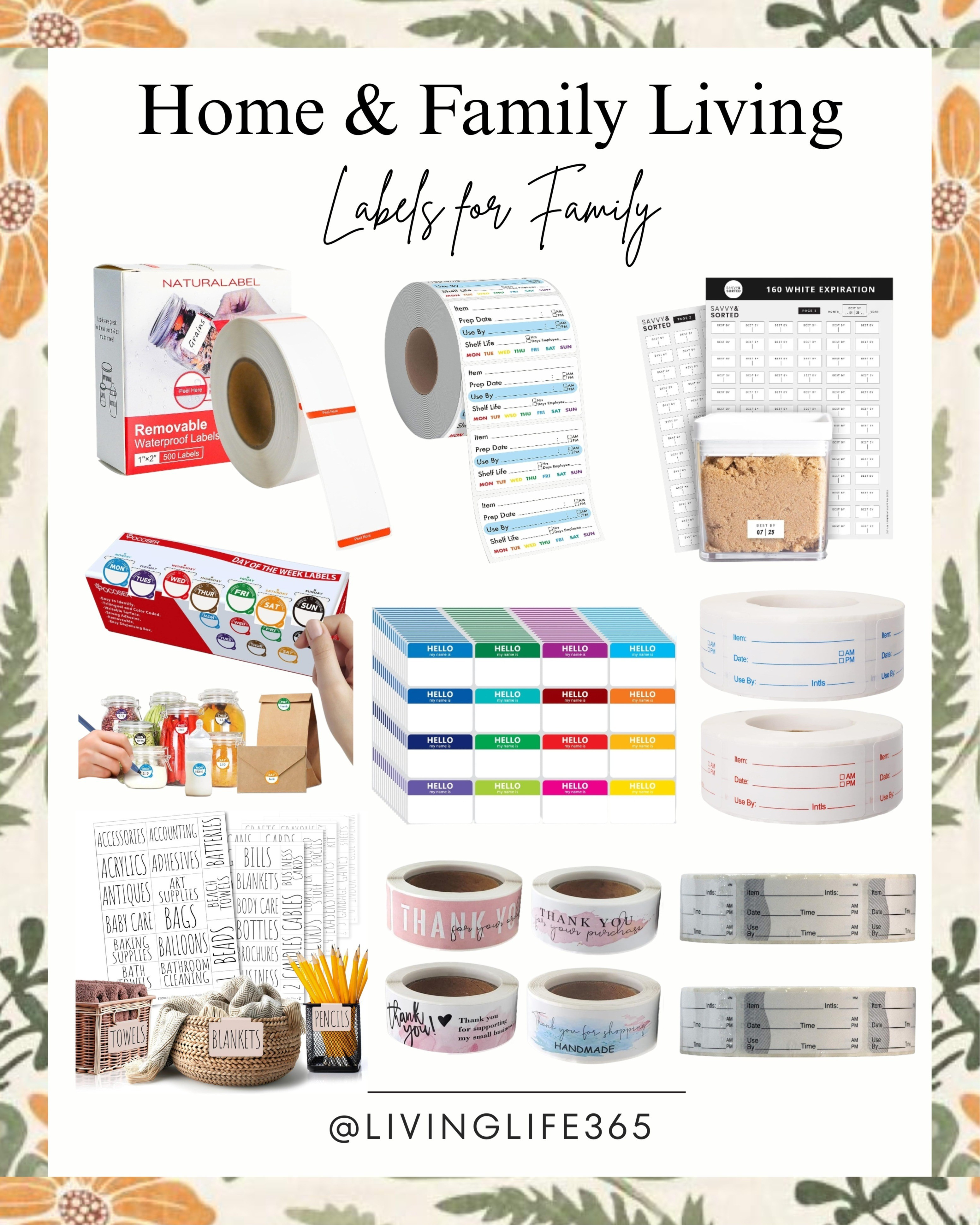 Get your home organized for good! These simple, stylish labels are a game-changer for keeping track of everything—from pantry items to linen closets and kids' storage. Say goodbye to clutter and hello to an organized life! Tap to shop and simplify your family's life! #HomeOrganization #FamilyLife #OrganizedHome #Labels #ClutterFree #StorageSolutions #ShopNow #HomeHacks

#LTKSaleAlert #LTKSeasonal #LTKHome