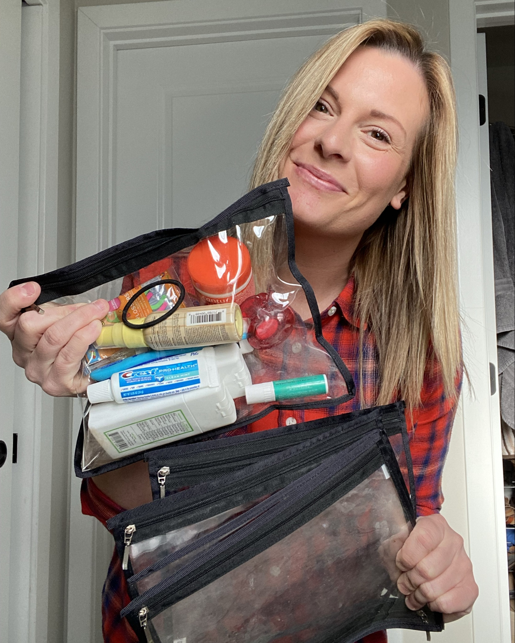 If you’re traveling with kids this summer, I highly recommend getting these water resistant zipper bags. We pack all of our toiletry stuff in these, and so nothing will ruin the clothes if something leaks.

#LTKkids #LTKtravel #LTKfamily