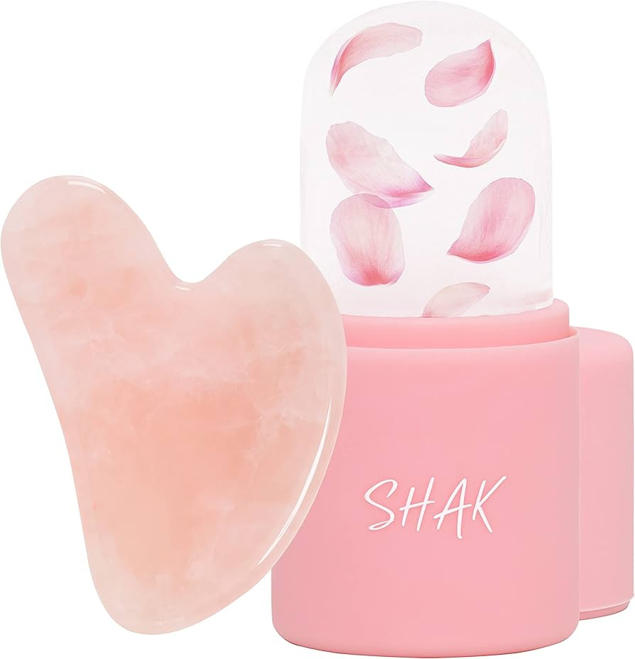 SHAK Ice Face Roller & Gua Sha Tool Set UPDATED Roller design, Reusable Skin Care Treatment, Enha... | Amazon (US)