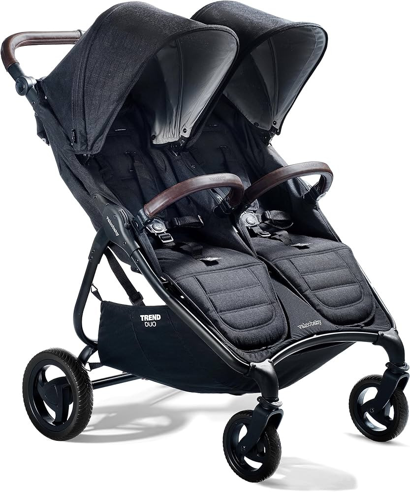 Valco Baby Trend Duo Light Weight Side by Side Double Stroller 2023 (Night Black) - Easy and Comp... | Amazon (US)