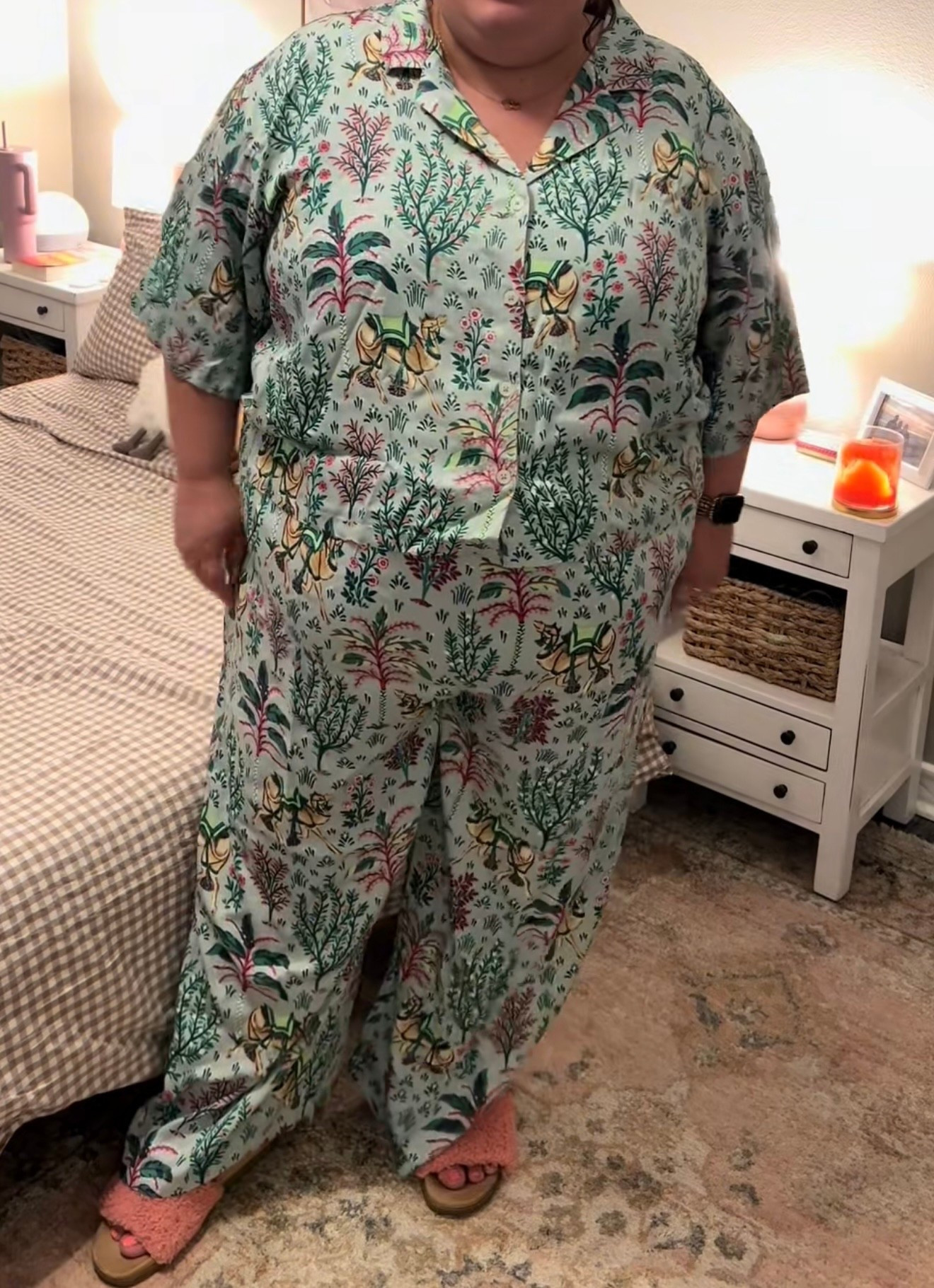 you guys LOVE when I wear this PJ set and right now all of the Wildest Dream sets are $99 from PrintFresh for Black Friday!!! (Cropping my face out cause this is a screenshot from my try on video 😂)

#LTKPlusSize #LTKSaleAlert #LTKCyberWeek