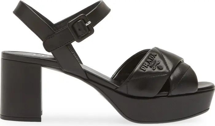 Diagram Quilted Leather Platform Sandal (Women) | Nordstrom