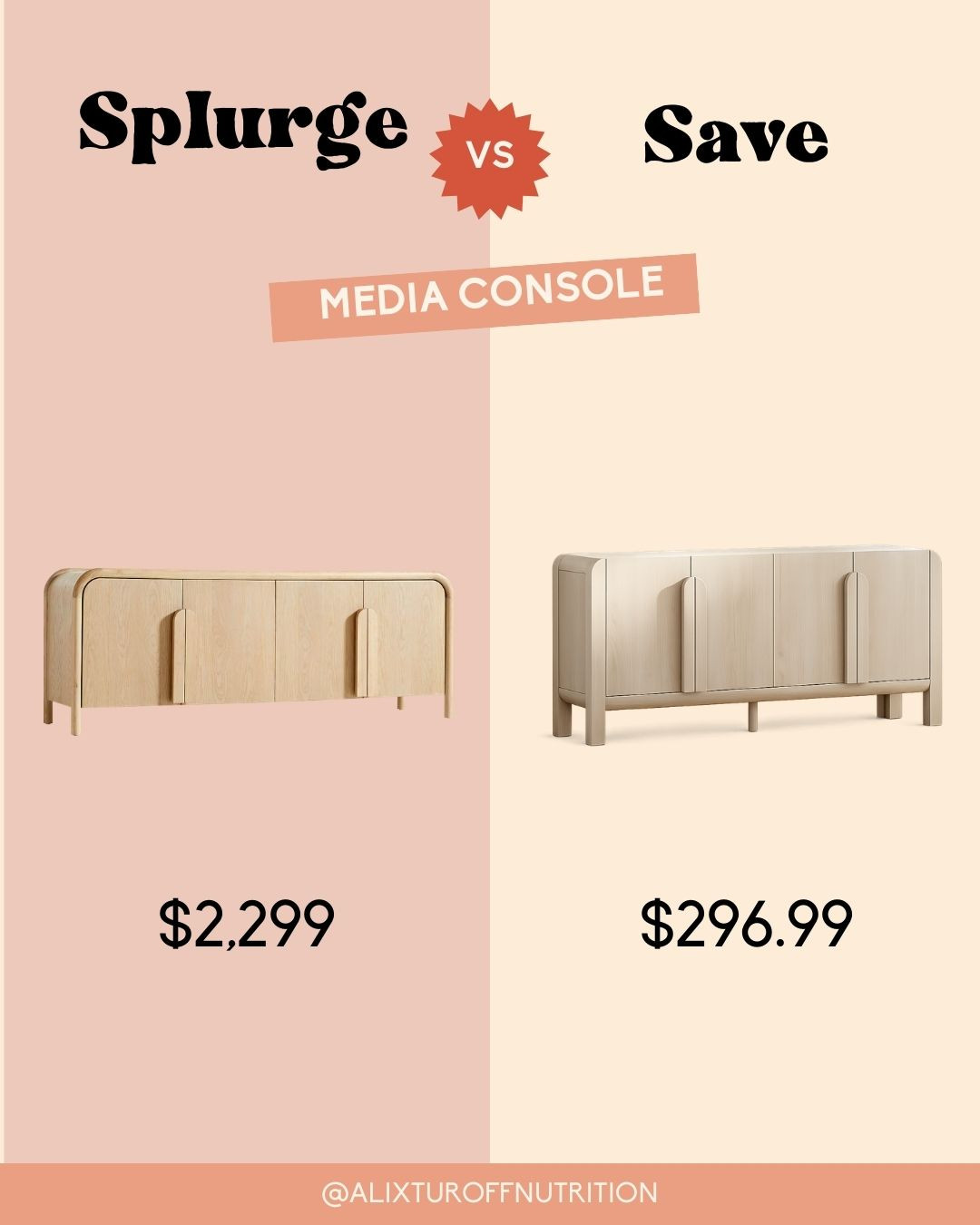 If you're looking for an organic modern media console or sideboard but don't want to spend a fortune, you need to check out this wayfair option! I'm very into the arched look lately  

 

#LTKHome