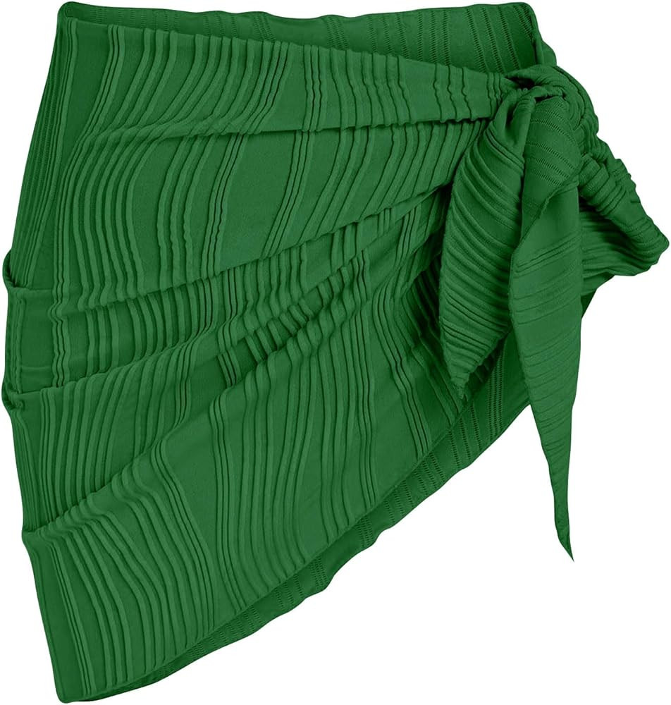 ZAFUL Women's Sarong Coverups Beach Wrap Sheer Bikini Wraps Chiffon Cover Ups for Swimwear | Amazon (US)