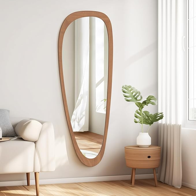 WallBeyond Asymmetrical Mirror, Irregular Mirror Full Length, Boho Wall Mirrors Decorative for Be... | Amazon (US)