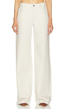Helsa Low Tide Jeans in Ecru from Revolve.com | Revolve Clothing (Global)