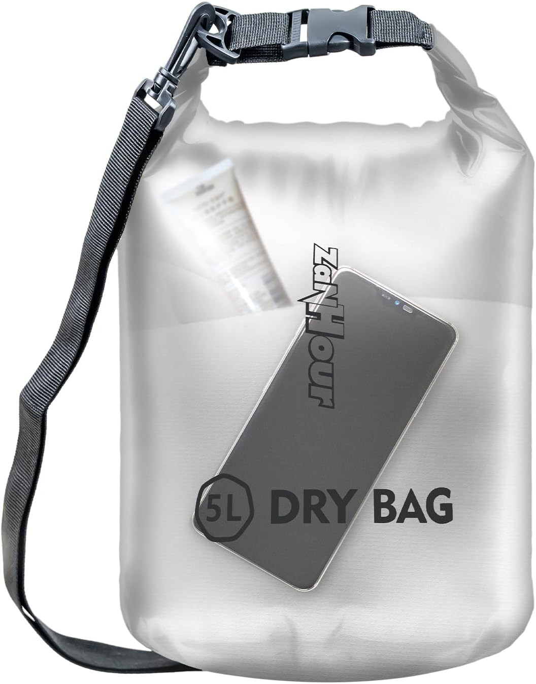 Waterproof Dry Bag - Roll Top Transparent Storage Bag,2L/5L/10L/20L,Suitable for Traveling, Swimm... | Amazon (US)