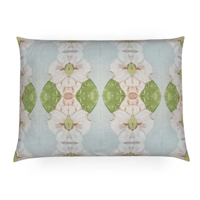Flowering Dogwoods Luxury Decorative Throw Pillow 16" x 22" | Truett Designs