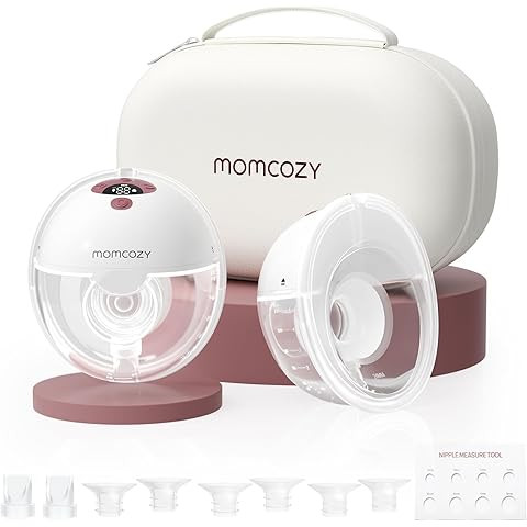 Momcozy Breast Pump Hands Free Upgraded Mobile Flow | M9, App Discreet Control with Personalized ... | Amazon (US)