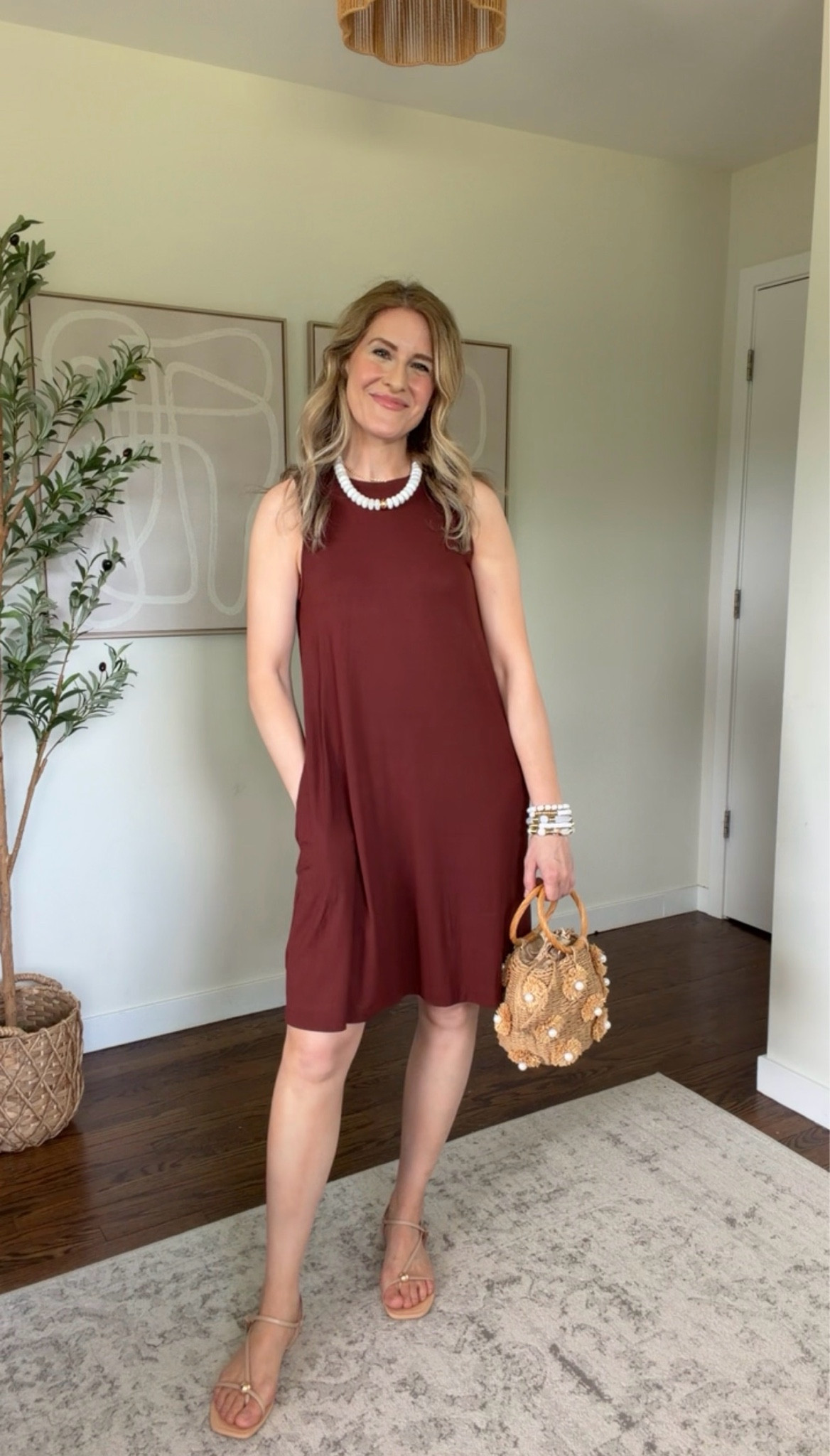 Our favorite swing dress for summer is back! Now $12.98. I sized up one to a medium. #walmartfashion

#LTKOver40