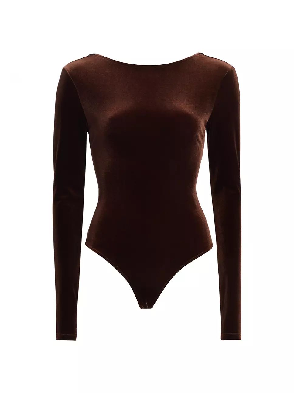 Agolde Corrin Velvet Bodysuit | Saks Fifth Avenue