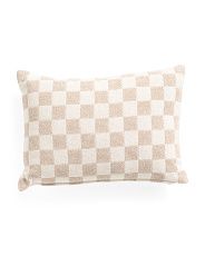 14x20 Jute Checkered Pillow | Home | Marshalls | Marshalls