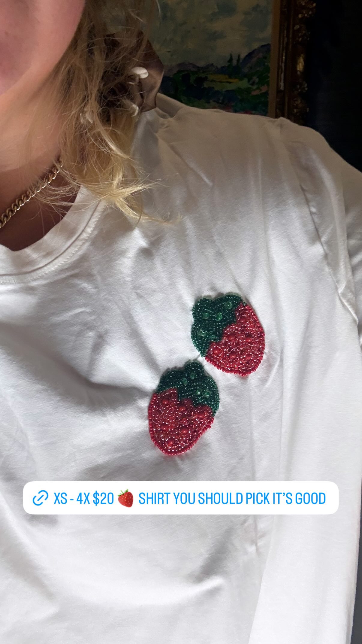 This strawberry embellished top is sooo good

#LTKootd