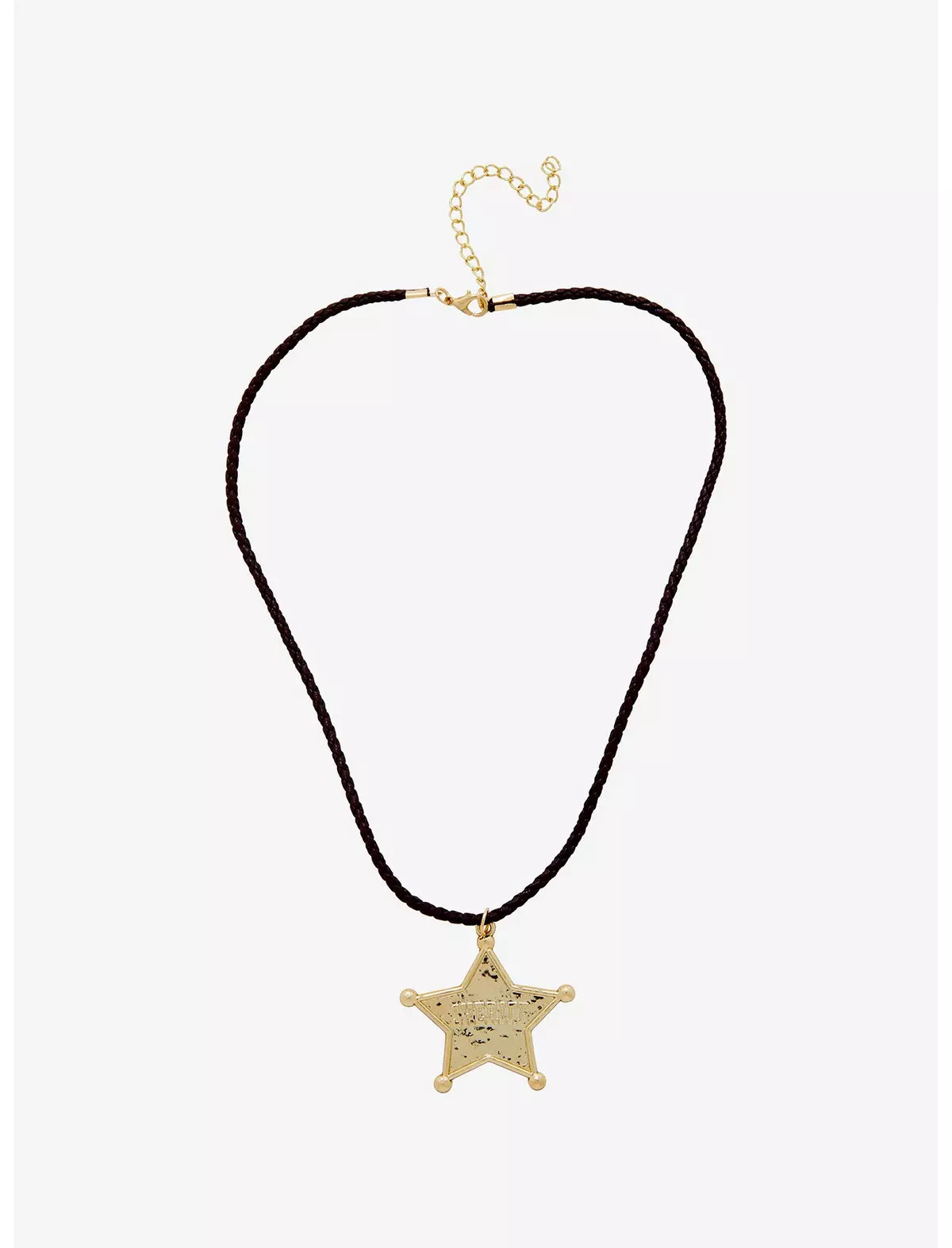 Disney Pixar Toy Story Sheriff Star Cord Necklace | Hot Topic