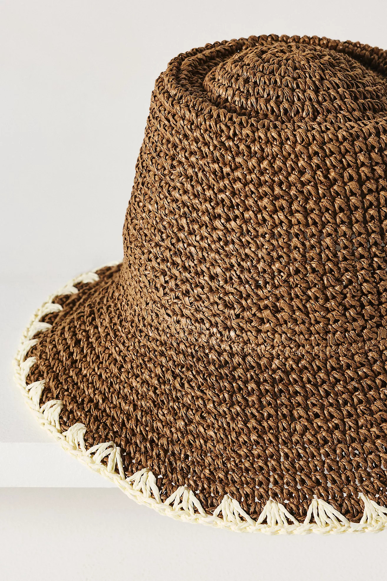 Wyeth Straw Whipstitch Bucket Hat | Anthropologie (US)