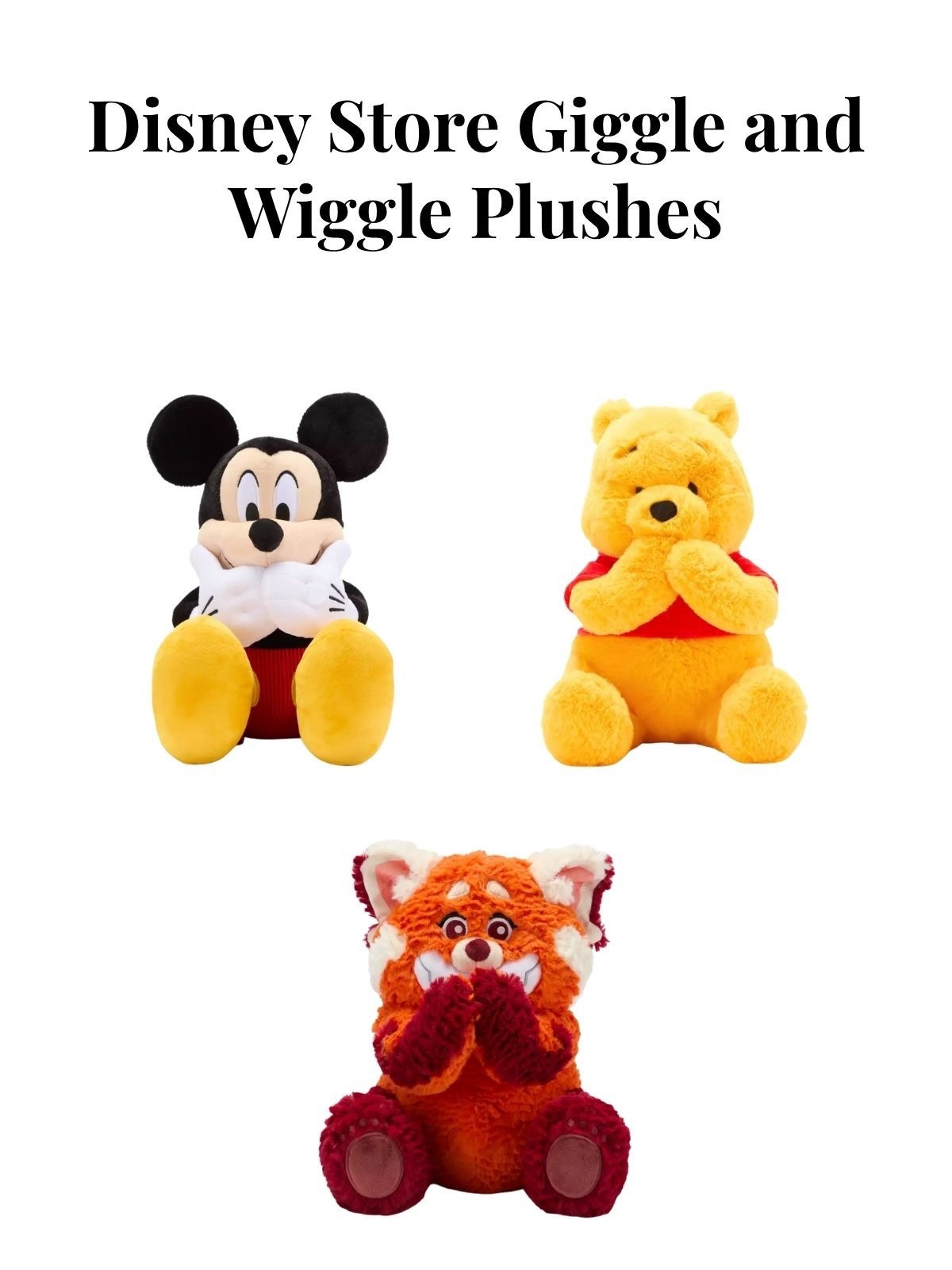 Disney Store giggle and wiggle plushes

#LTKTravel #LTKKids #LTKBaby