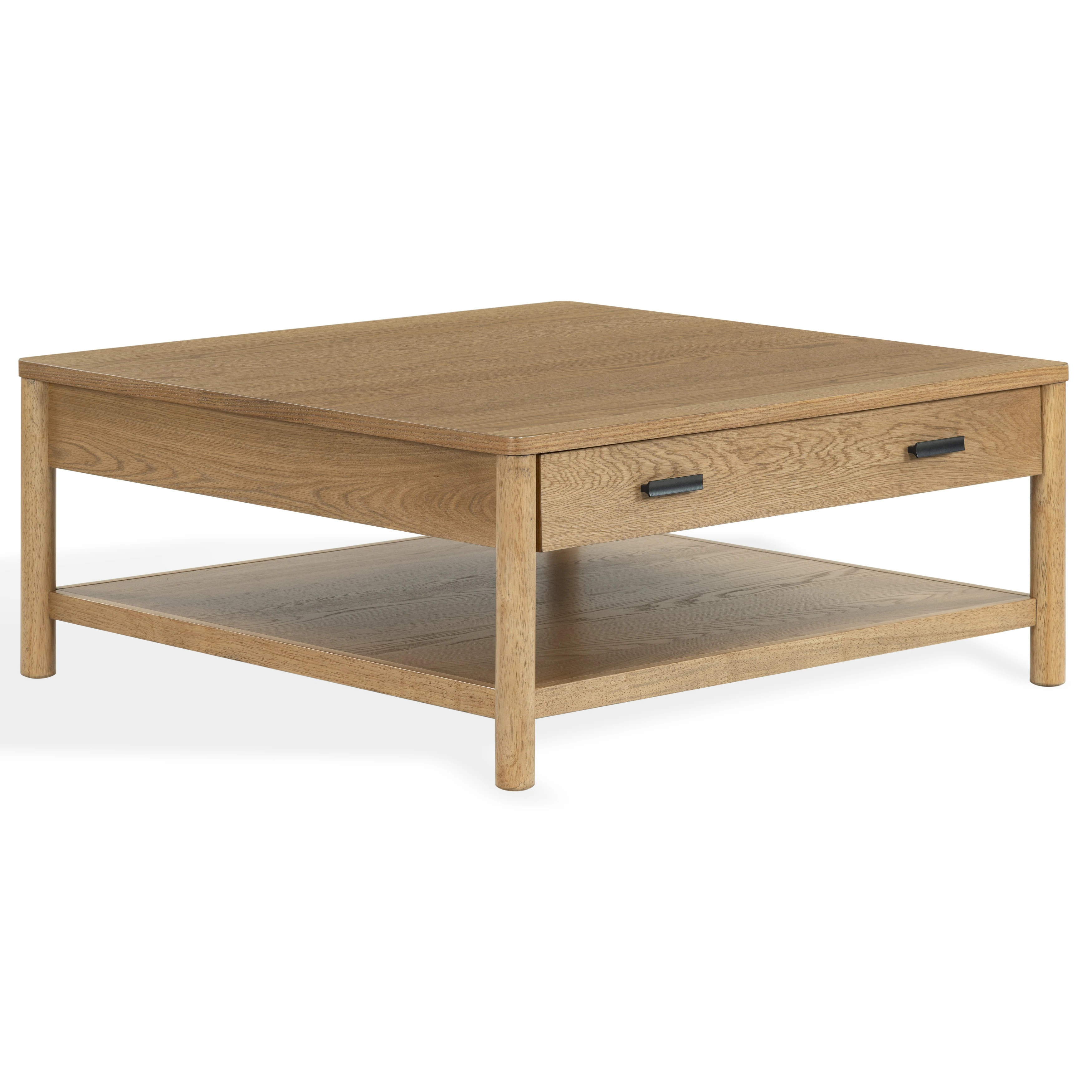 SAFAVIEH Couture Jaylessa Wood 1 Drawer Coffee Table - 42"W x 42"D x 18"H - Overstock - 42942584 | Overstock