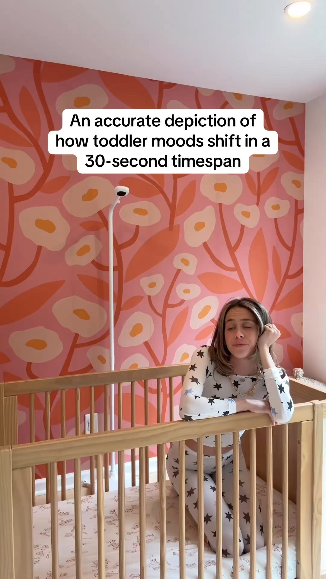 Wallpaper is the Georgia (pink) from Wall Blush & crib + dresser are from Nestig 🫶🏼

#LTKHome #LTKKids