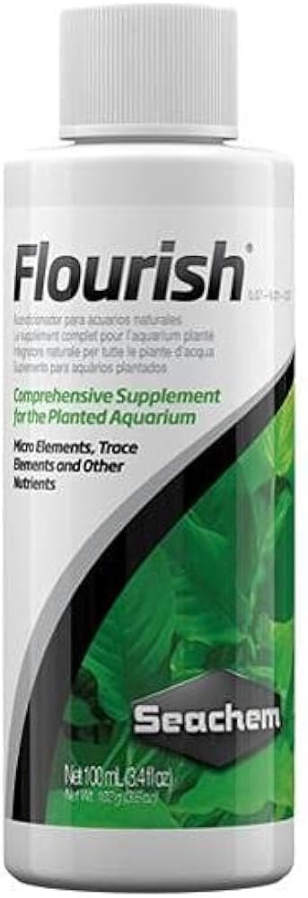 Seachem Flourish Freshwater Plant Supplement - Aquarium Element and Nutrient Blend 100 ml, (Model... | Amazon (US)
