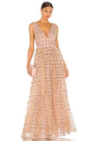 Bronx and Banco Megan Maxi Dress in Rose from Revolve.com | Revolve Clothing (Global)