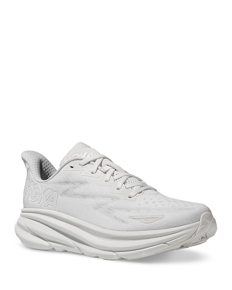 Hoka Women's Clifton 9 Running Sneakers in White | Bloomingdale's (US)