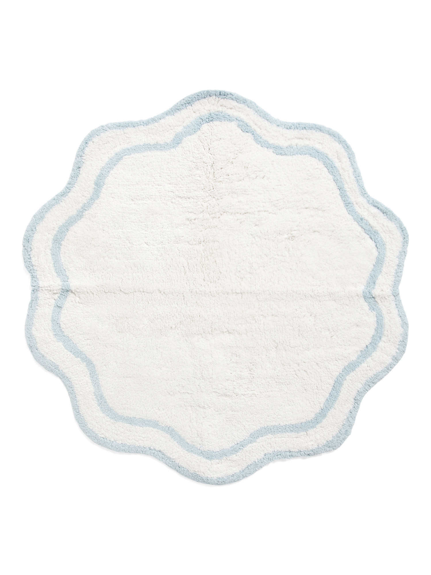 30in Round Scalloped Edge Tufted Bath Mat | Bed & Bath | Marshalls | Marshalls