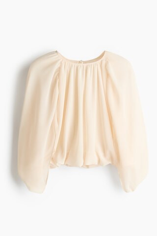 H & M - Chiffon Top - Beige | H&M (US, CA, MX)