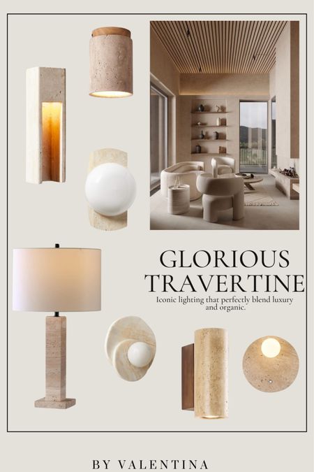 I’m totally obsessed with Travertine this year? This lighting is the perfect blend of luxury and organic .

#LTKHome #LTKStyleTip #LTKSeasonal