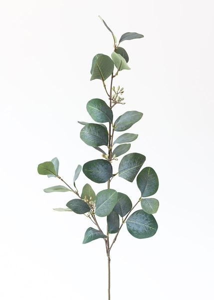 Artificial Eucalyptus Leaf in Grey Green - 30" Tall | Afloral (US)