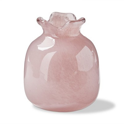 tag Cozy Mini Vase Glass Pink 3.5 x 3.5 x 4.5 in | Target
